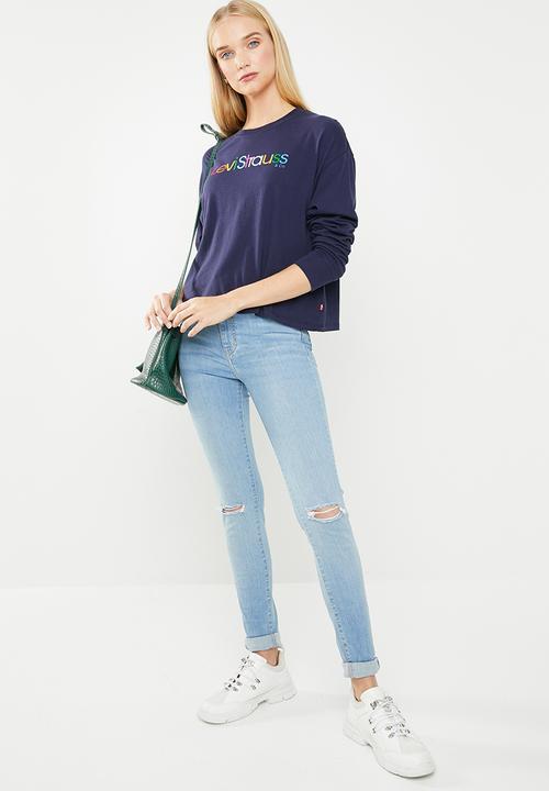 Levi’s® - Graphic long sleeve tee - blue