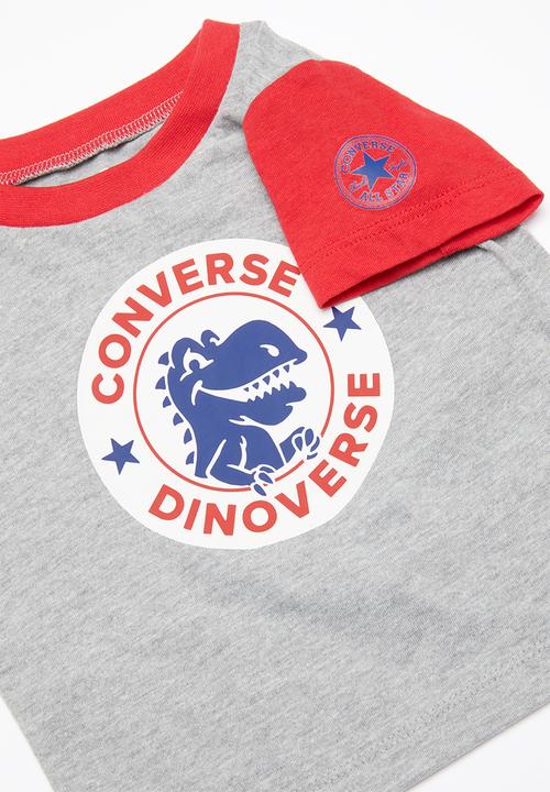 Converse - Conasaur short set - red