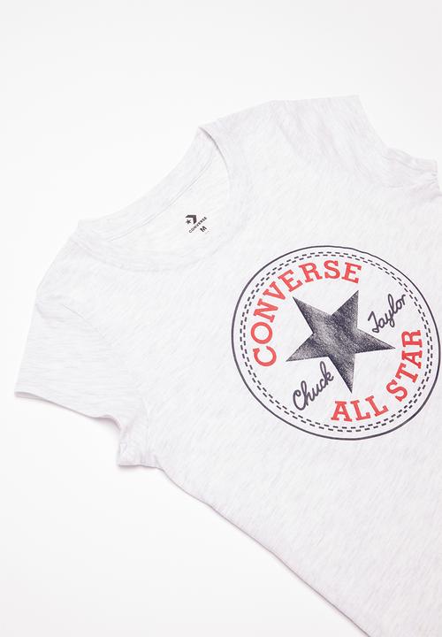 Converse - Converse timeless chuck patch tee - grey 