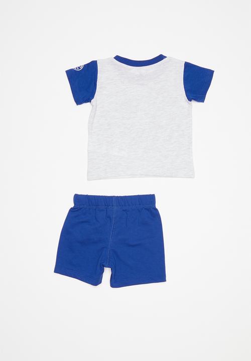 Converse - Cnvb conasaur short set - blue & grey