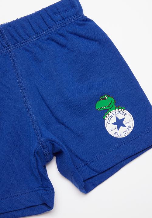 Converse - Cnvb conasaur short set - blue & grey