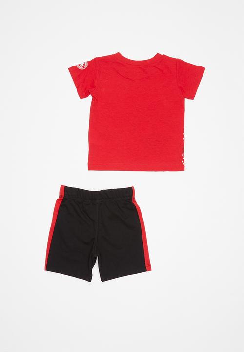 Converse - Cnvb ovrsd chuck patch short - red & black