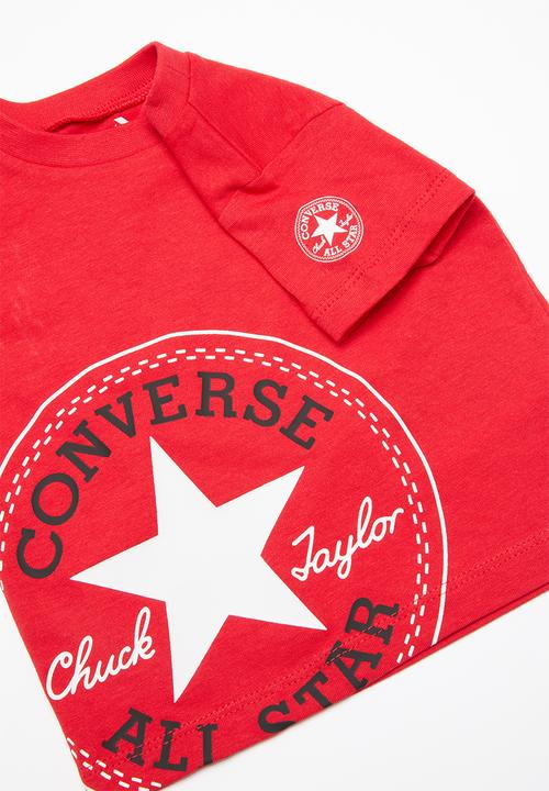 Converse - Cnvb ovrsd chuck patch short - red & black
