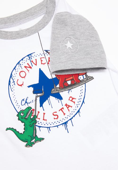 Converse - Cnvb conasaur short set - grey & white