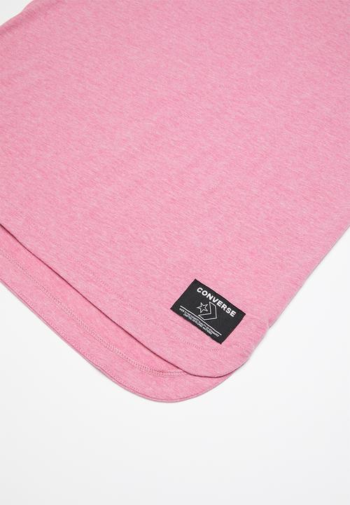 Converse - Yarn dye jersey dress - pink