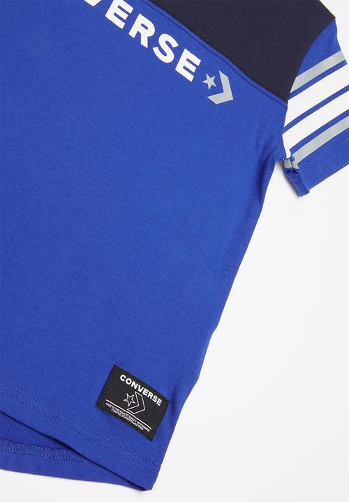 Converse - Converse boys retro sport tee - blue