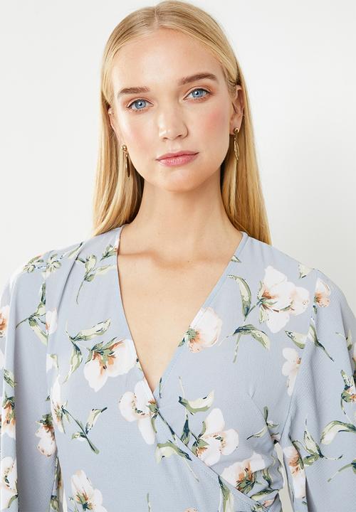 Revenge - Floral wrap dress - multi