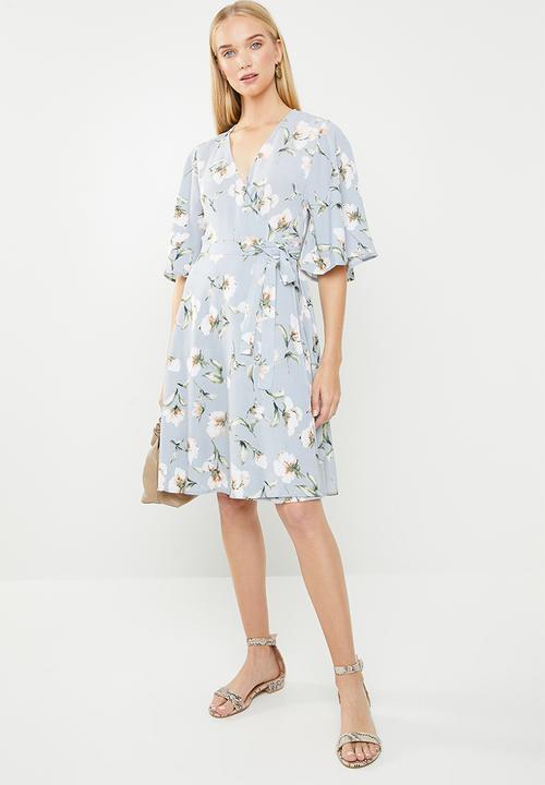 Revenge - Floral wrap dress - multi