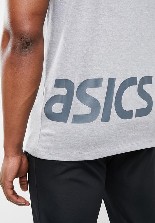 ASICS - Asics low big logo tee - grey