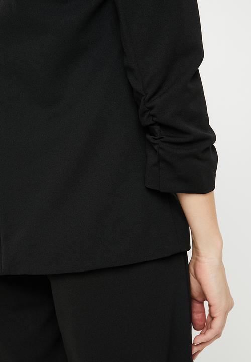 ONLY - Carlina 3/4 sleeve blazer - black
