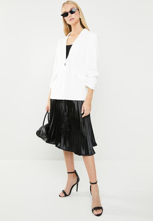 ONLY - Carlina 3/4 sleeve blazer - white