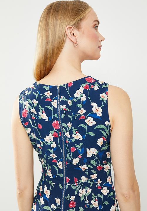 Revenge - Floral wrap mini dress - multi 