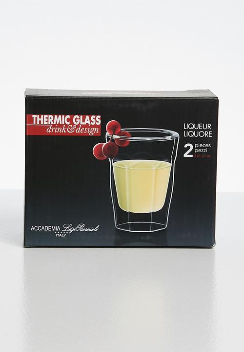 Luigi Bormioli - Thermic liqueur/espresso set of 2