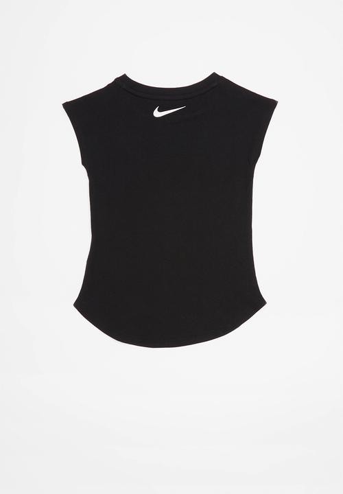 Nike - Nike girls swooshfetti short sleeve tee - black