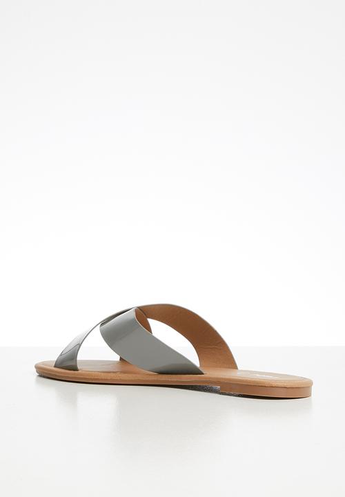 Cotton On - Everyday scarlett xover slide - grey