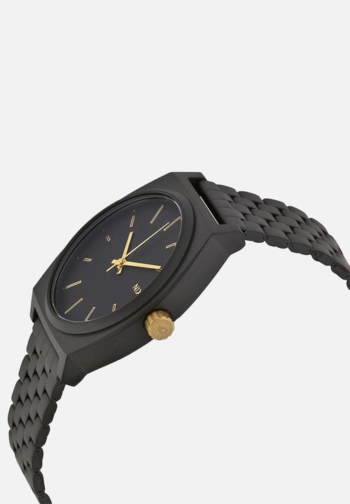 Nixon - Time teller matt -  black & gold