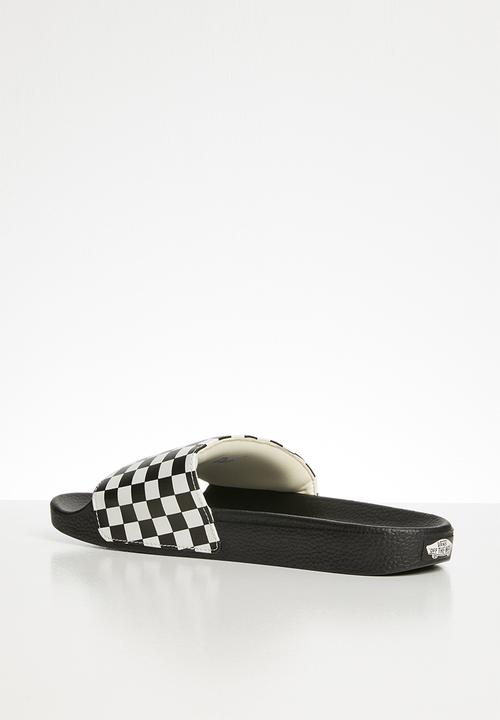 Vans - Checkerboard slide - black & white