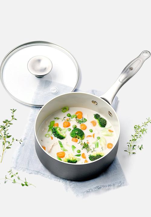 GreenPan - Brussels sauce pan - black
