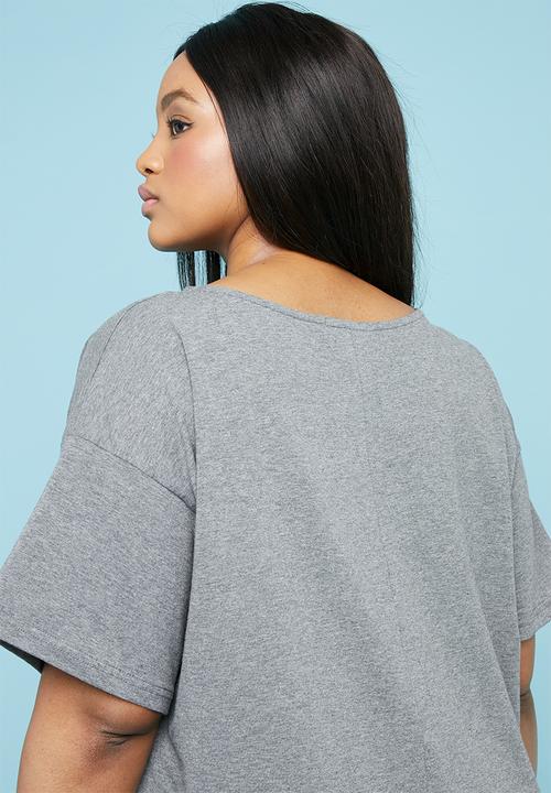 Superbalist - Boxy tee dress - grey