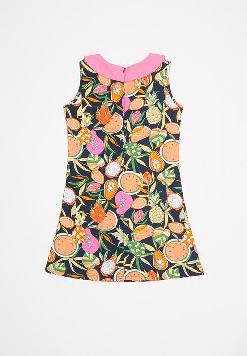 Pop Candy - Printed dress - navy