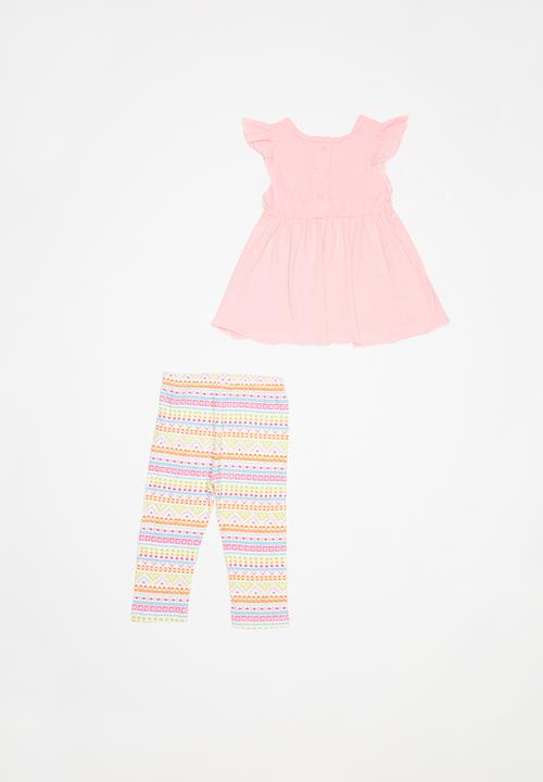 Pop Candy - 2 Piece printed set - pink 