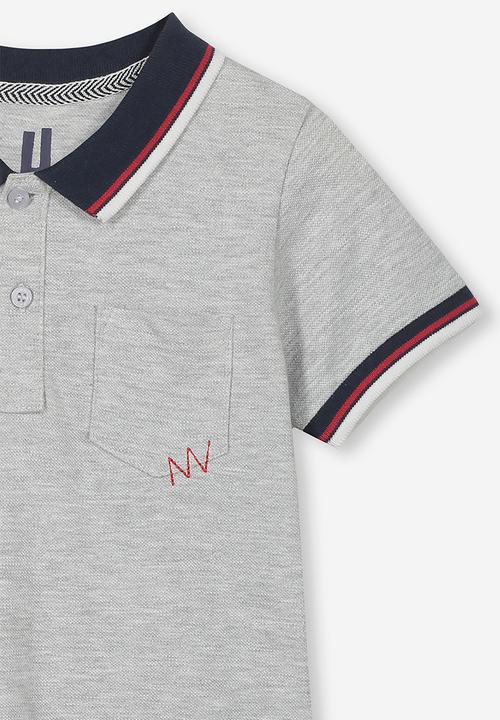 Cotton On - Kendricks polo - grey