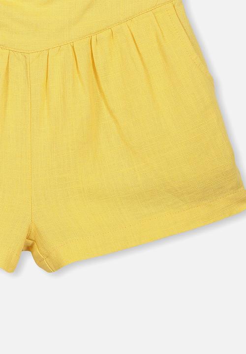 Cotton On - Callie short - yellow