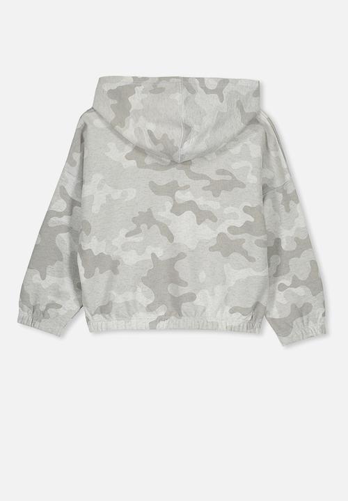 Cotton On - Suvi crop hoodie - grey 