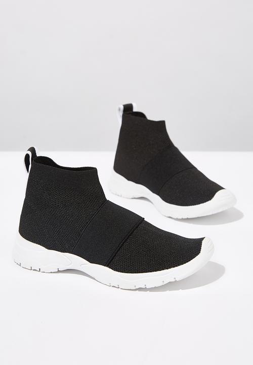 Cotton On - Knit trainer - black