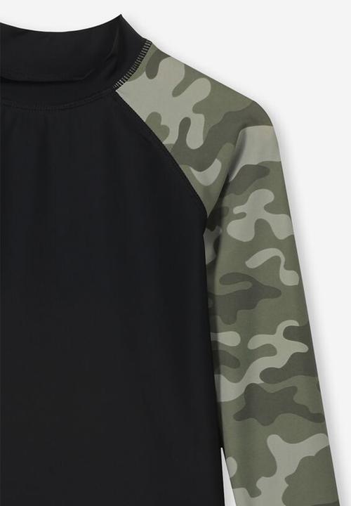 Cotton On - Flynn long sleeve rash vest - multi 