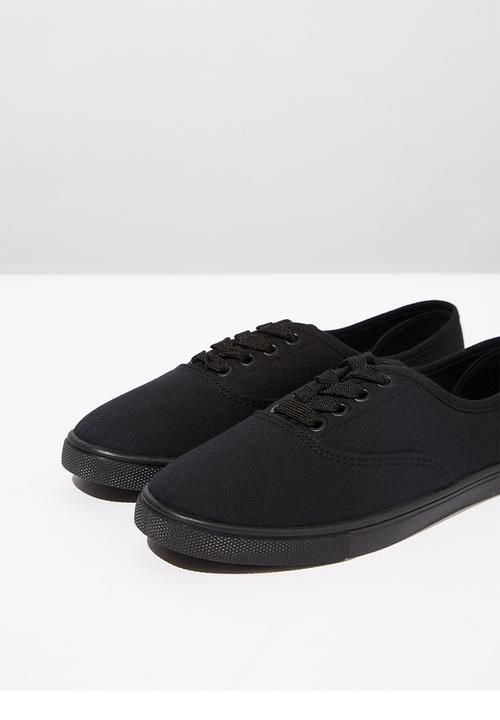 Cotton On - Juno plimsoll - black