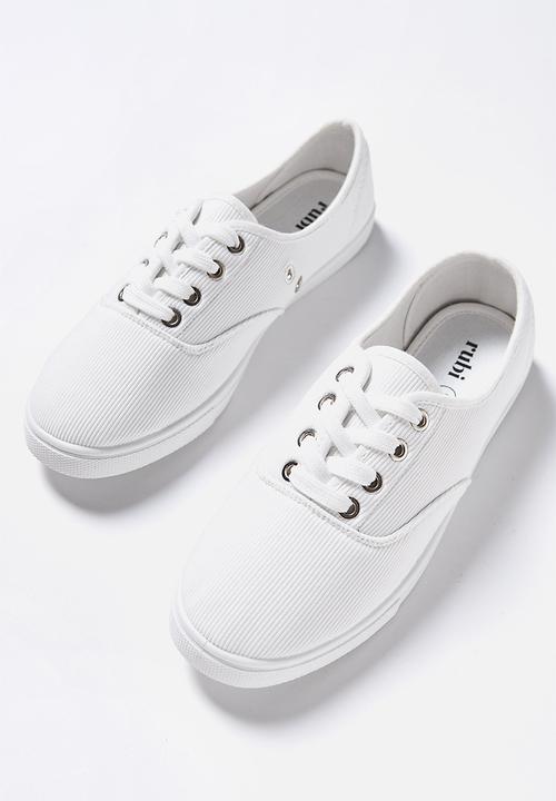 Cotton On - Juno plimsoll - white