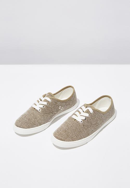 Cotton On - Juno plimsoll - beige