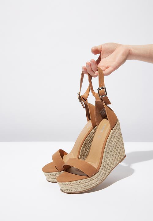 Cotton On - Amethyst espadrille wedge - tan