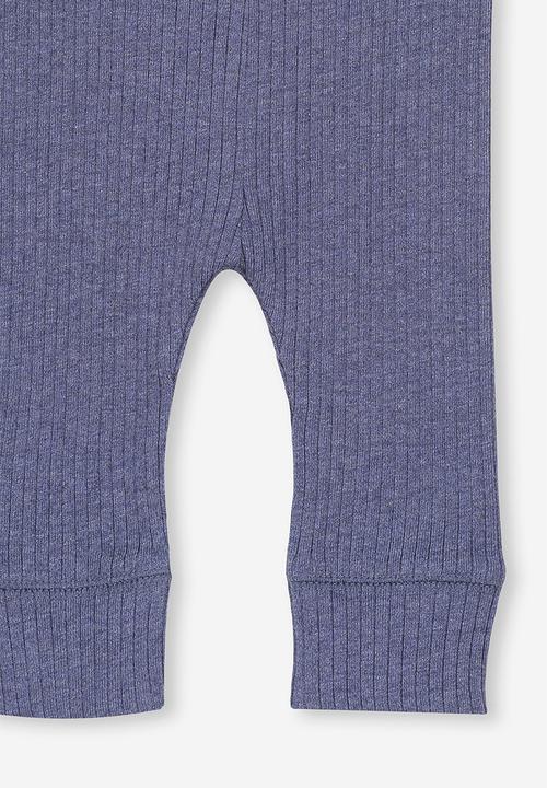 Cotton On - The rib legging - blue