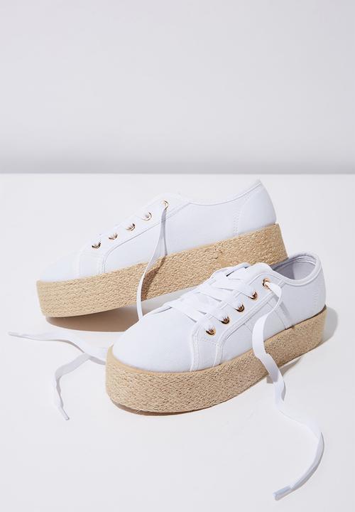 Cotton On - Espadrille sneaker - white