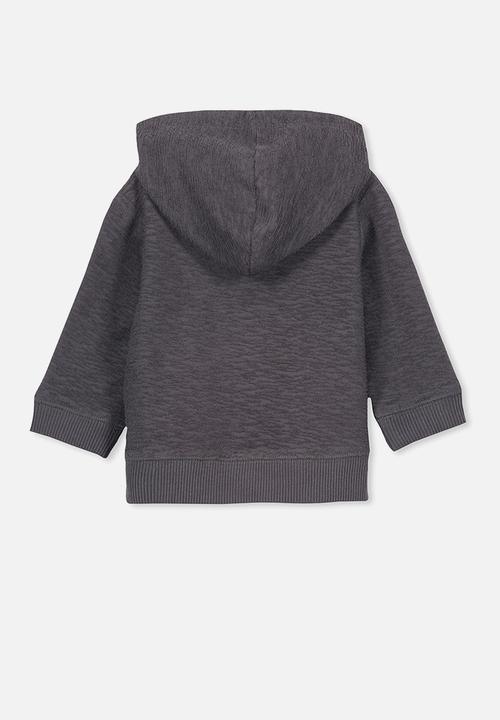 Cotton On - Blair hooded fleece top - grey