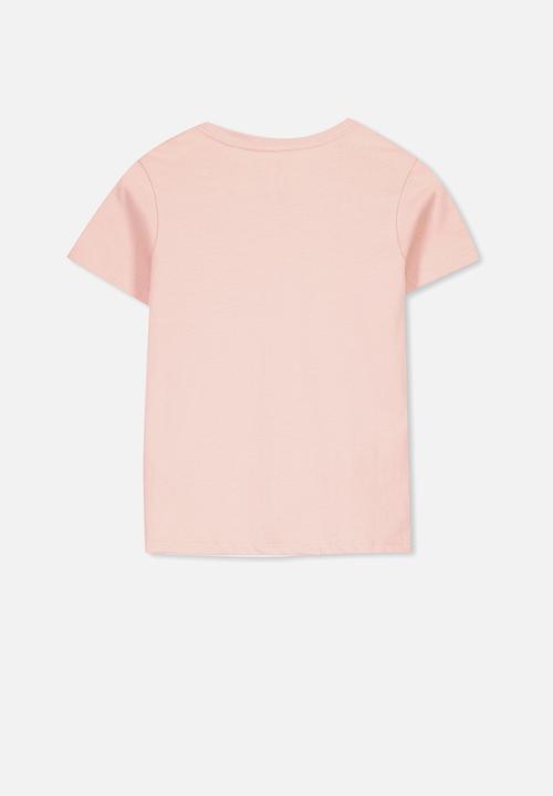 Cotton On - Core short sleeve tee - pink