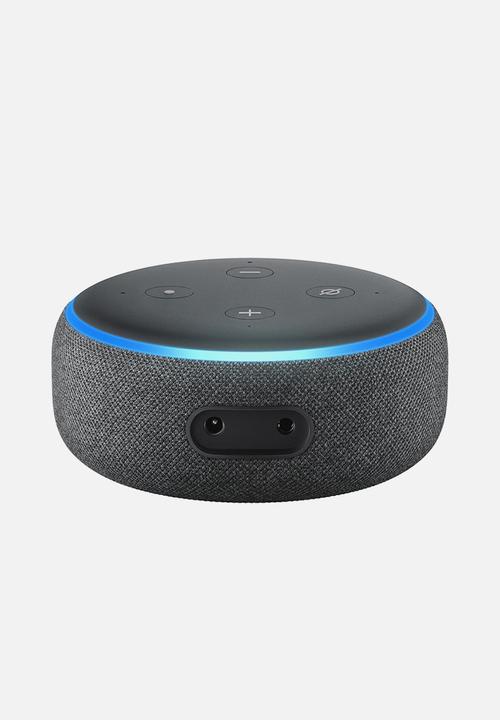 Amazon - Amazon echo dot 3rd gen - charcoal