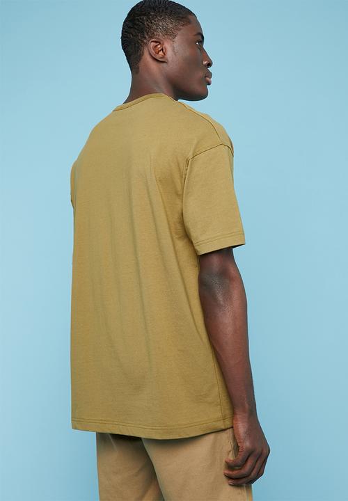 Superbalist - Utility pocket loose fit tee - khaki