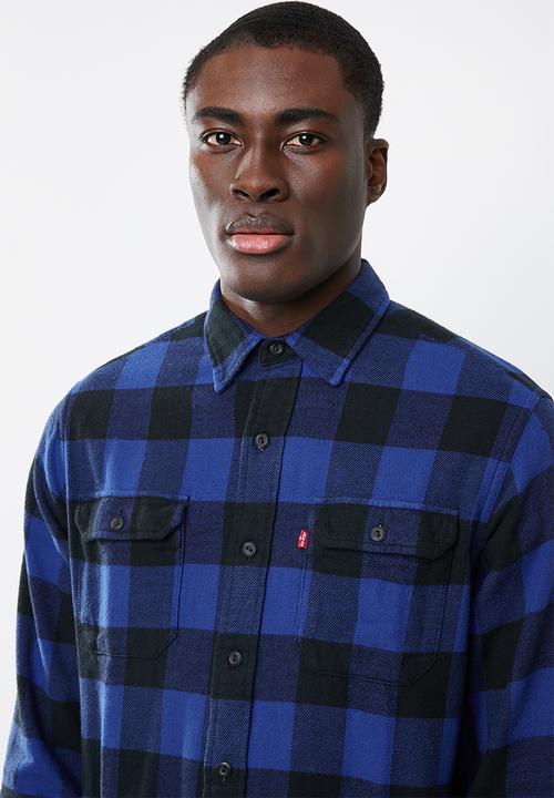 Levi’s® - Classic worker shirt - black & blue
