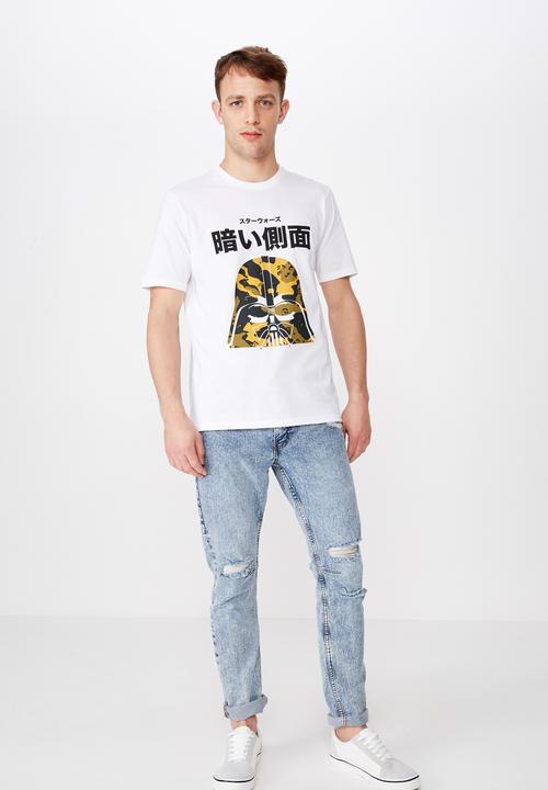 Cotton On - Star wars camo vader - white