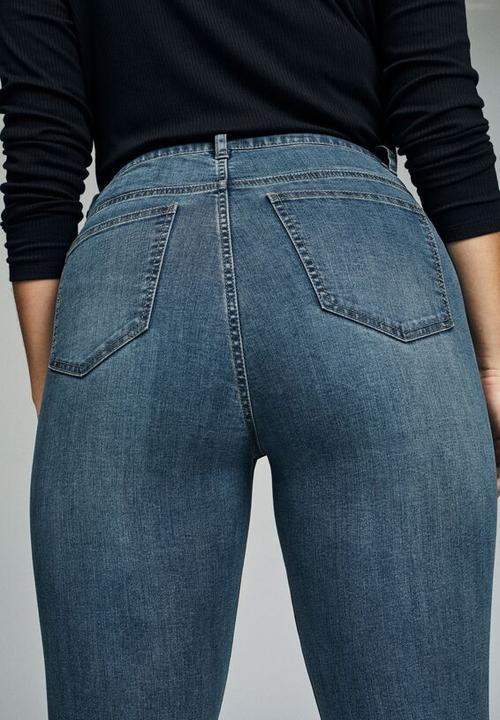 Cotton On - Curve adriana high skinny jean - blue