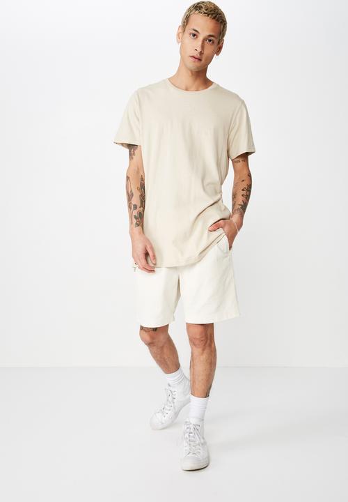 Cotton On - Street volley short - washed ivory cord