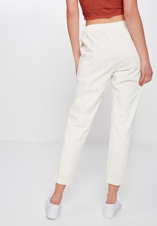 Cotton On - Cuffed chino - off white 