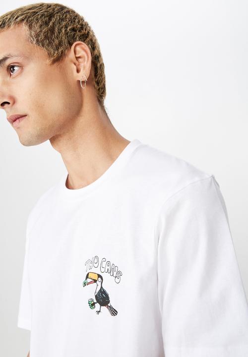 Cotton On - Two cans T-shirts - white