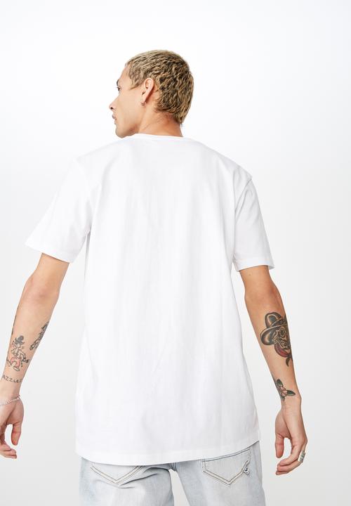 Cotton On - Weekday studio flipped T-shirt - white