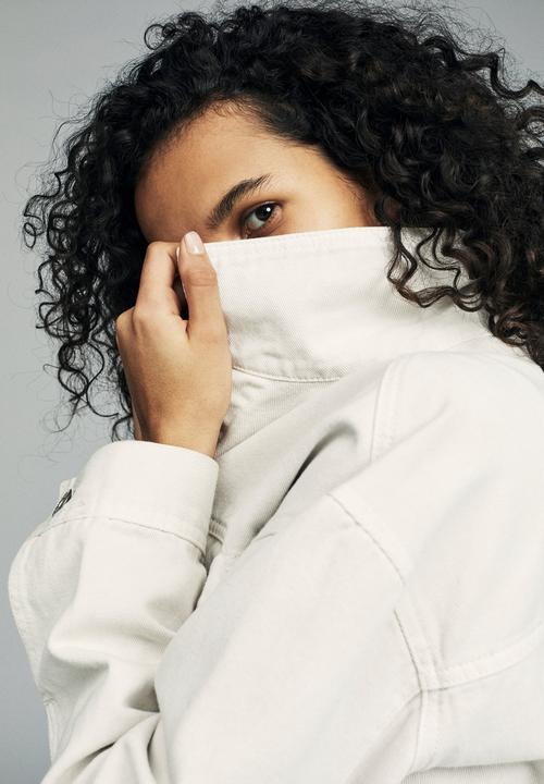 Cotton On - Angie chopped denim jacket - white