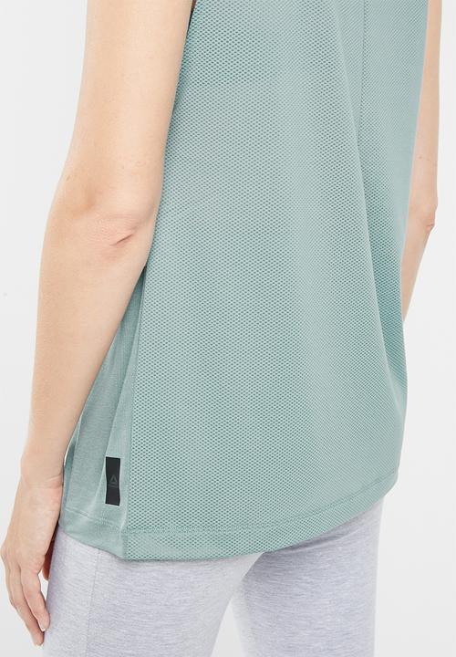 Reebok Classic - Sleeveless solid graphic muscle tank - green 