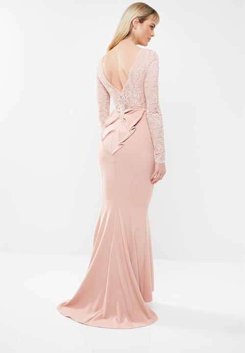 SISSY BOY - Lace mixed maxi - pink